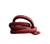 Braided 105cm | Leder Kameragurt Red