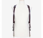 Hamburg Small| Double Harness | Made in Spain Brown